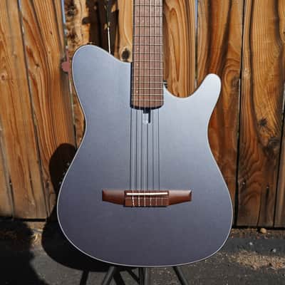 IBANEZ FRH10N IBF Indigo Blue Metallic Flat 6-String Classical Electric Guitar image 4