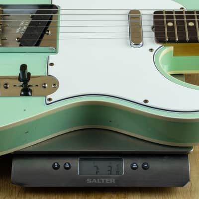 Fender Custom Shop 60 Tele Custom Journeyman Relic Super Faded Aged Surf Green R141289 image 6