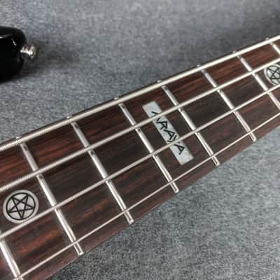 LTD TA-200 Electric Bass Guitar Black Finish Tom Araya Signature TA200 SLAYER! image 6