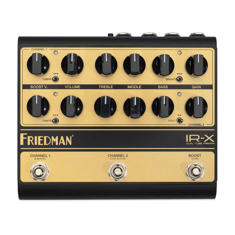 Friedman IR-X Dual Tube Preamp 2023 - Present - Gold / Black image 1