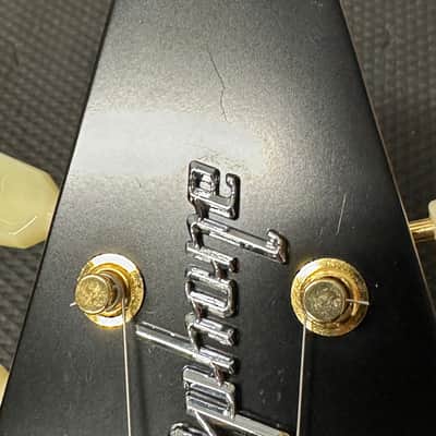 Epiphone 1958 Korina Flying V (2024) - Aged Natural #24764 with Original Hard Case image 18