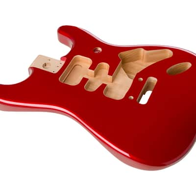 Fender Deluxe Series Stratocaster HSH Alder Body - Candy Apple Red image 1