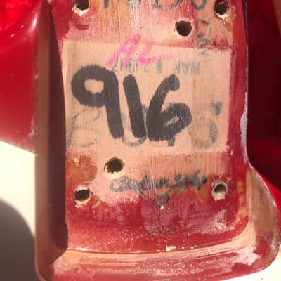 1997 Fender Custom Shop 1958 Stratocaster Dakota Red figured Birdseye neck image 17