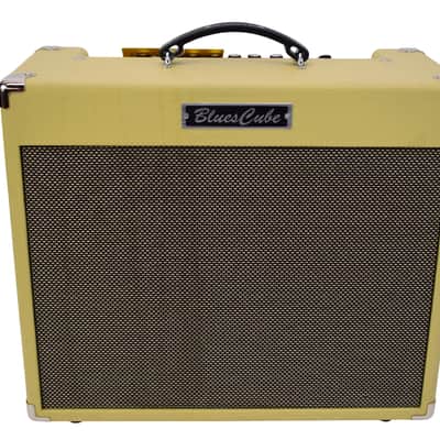 Roland Blues Cube Stage 1x12" 60-Watt Guitar Combo Amp, Blonde w/ Cover image 2