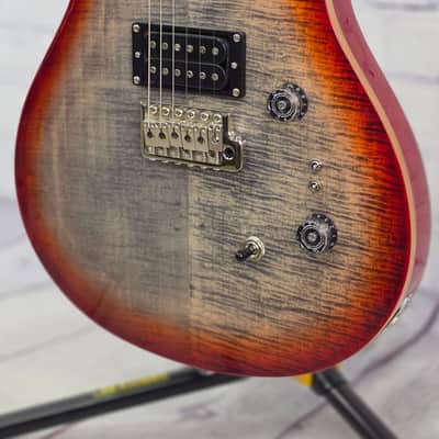DEMO Paul Reed Smith PRS SE Custom 24-08 Electric Guitar Charcoal Cherry Burst image 3