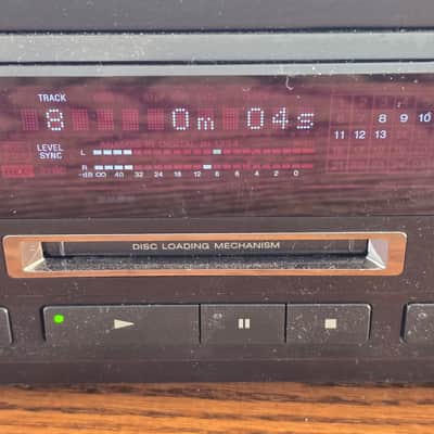 Sony MDS-JA3ES minidisc player recorder deck Early or mid-1990s - Black image 16
