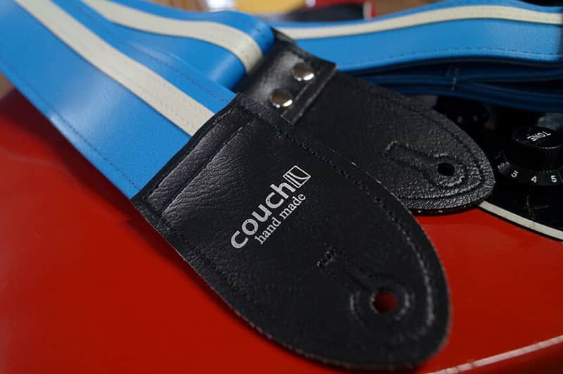Couch Runway Blue Racer X Guitar Strap image 1