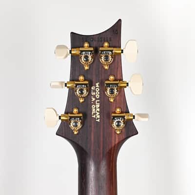 PRS Custom 24 Wood Library w/ 1-Piece Quilt 10-Top, Brazilian Rosewood, & 58/15 LT Pickups- Aquableux Purple Burst 2026 (0423889) image 9