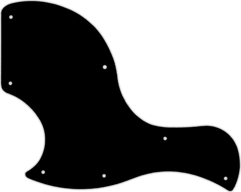 WD Custom Pickguard For Left Hand Gibson 2018 SG Junior #38 Black/Cream/Black image 1