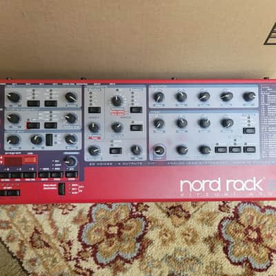 Nord 2X Rack 20-Voice Rackmount Virtual Analog Lead Synthesizer 2003 - 2014 - Red image 1