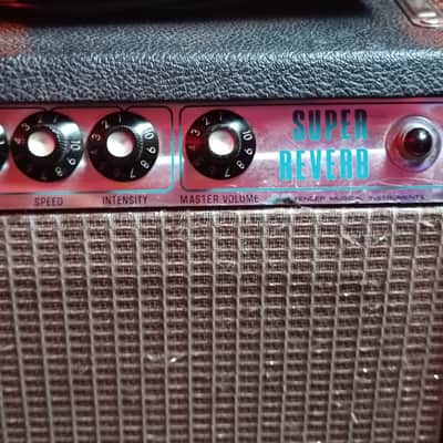 1975 FENDER SUPER REVERB SILVERFACE image 8