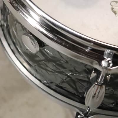 Stewart 3pc Drum Set Kit Black Pearl Vintage 1960's MIJ image 16