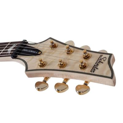 Schecter Omen Extreme-6 Electric Guitar, Gloss Natural image 6