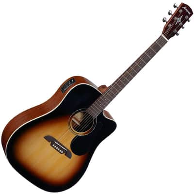 Alvarez RD26CESB Regent Dreadnought Acoustic Electric Guitar Sunburst w/Cutaway and Deluxe Gigbag image 4