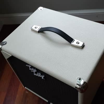 Tone Tubby Cube 1x12 Cabinet w/ Avatar Hellatone 60 (Celestion Vintage 30) - Cream/Oxblood image 2