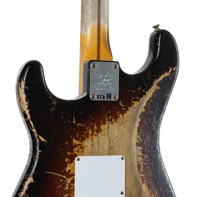 Fender LTD 70th Anniversary '54 Stratocaster Super Heavy Relic WF 2-Color Sunburst - Custom Electric Guitar image 6