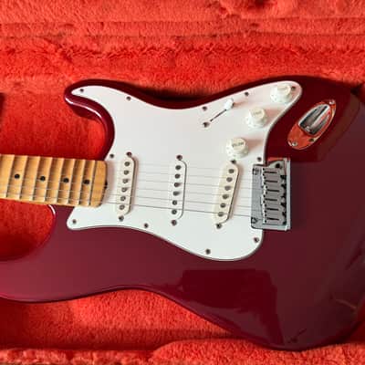 Fender USA Stratocaster Yngwie Malmsteen Signature 1990 Old Candy Apple Color image 2