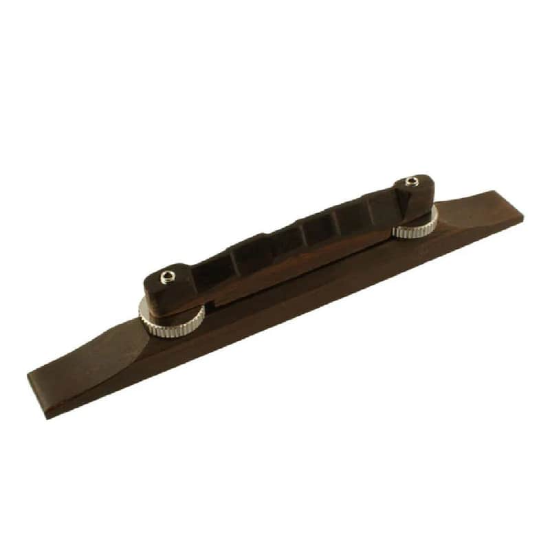 Allparts Rosewood Compensated Flat Top Bridge GB-0505-0r1 image 1