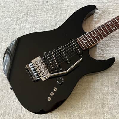 1980’s Kramer Focus 6000 Black Super Strat HSS Floyd Rose ESP MIJ Japan image 1