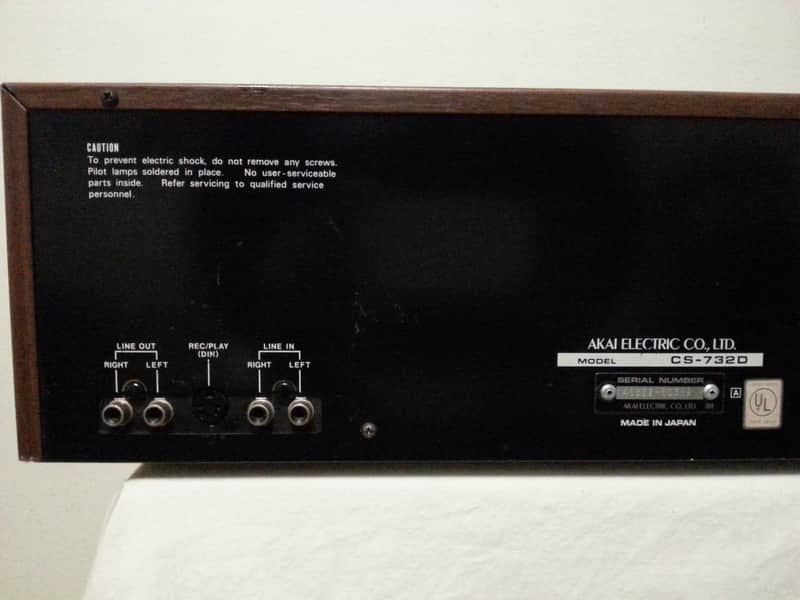 Vintage Akai CS-732D Auto Reverse Recording Cassette Deck/Working