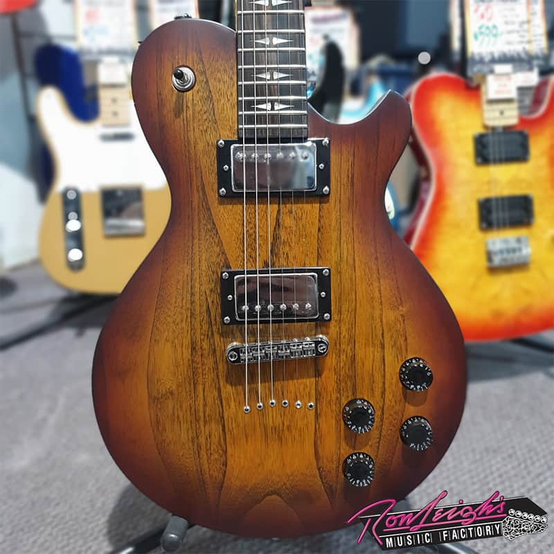 Michael Kelly Patriot Decree 'LP' Style Electric Guitar in Open Pore Tobaccoburst image 1