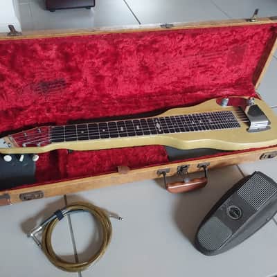 1954 Fender Champion Lap Steel - with genuine Fender hard case and DeArmond Model 600 volume pedal image 1