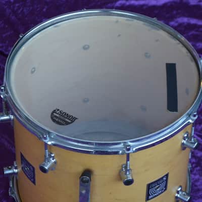 Sonor Sonic Plus II 14" tom natural maple * rare model made in Germany...hard to find * very good sound / very good condition / very good price ! image 6