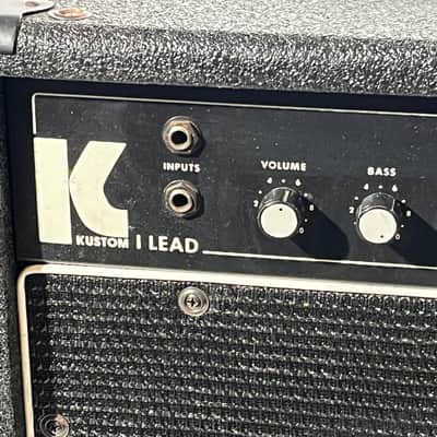 Kustom 1 Lead solid state guitar amplifier 1979-1980 image 2