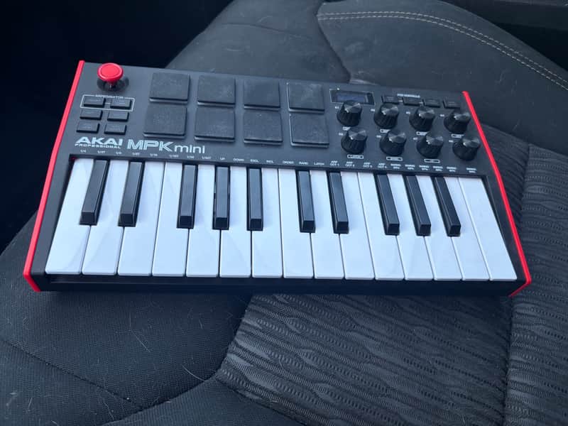 Akai MPK Mini MKIII 25-Key MIDI Controller 2020 - Present - White with Black Keys image 1