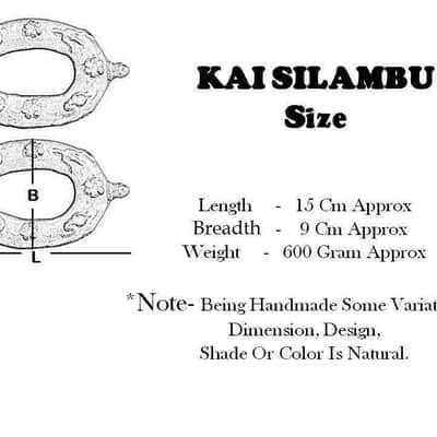 Silambu South Indian Brass Kai For Use Dance In Temples During Amman Festivals image 4