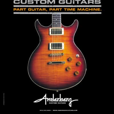 2003 Anderberg Gunnie Carved Top Neck Thru Custom image 20