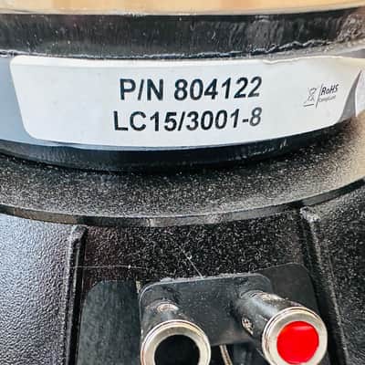 EAW LC15/3001-8 15" 8-ohm Speaker 804122 For LA325 and LA215 Cabinets - ONE image 5