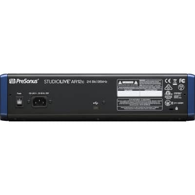 Presonus Studiolive AR12C 14-Input Analog Mixer / Digital Recorder / Audio Interface image 3