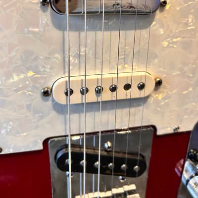 Fender American Deluxe Nashville Telecaster 1998 - Red image 10