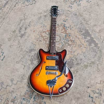 Vintage Silvertone Model 319.14559 Hollow Body Electric Guitar - 1960s image 2