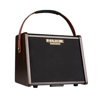 NuX Stageman AC-25 25-Watt Acoustic Guitar Combo - Brown image 4