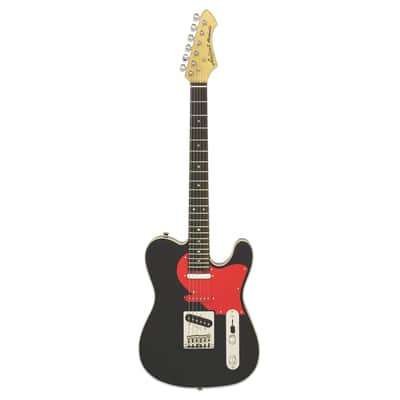 Aria Pro II Electric Guitar-Black image 1