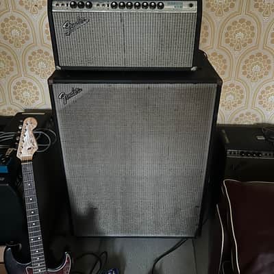 Fender Bandmaster Reverb 2-Channel 40-Watt Guitar Amp Head 1970 - 1975 - Silverface image 2
