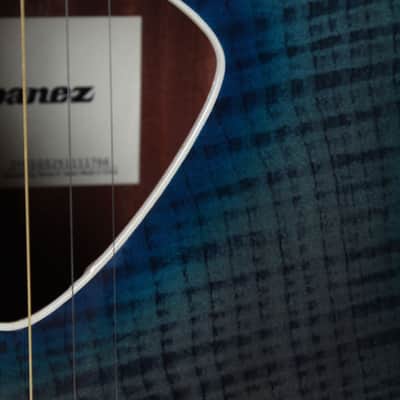 Ibanez Altstar ALT50FA Acoustic Electric Guitar Flame Maple Art Blue Doom Burst image 4
