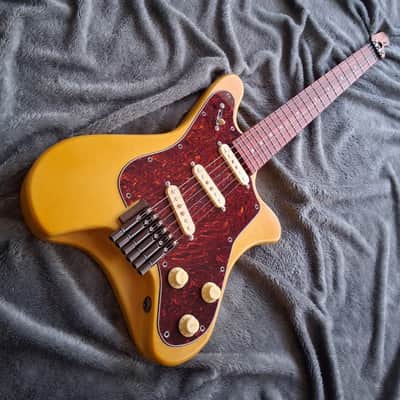 Neocas+er | Al Cobb Luthier handmade, classic-styled, vintage-inspired, headless, multiscale guitar image 2