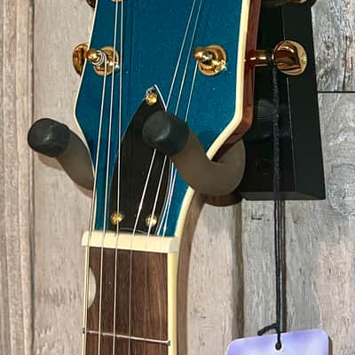 Gretsch Electromatic Pristine LTD Center Block Double-Cut Semi-hollowbody Electric Guitar with Bigsby - Petrol image 7