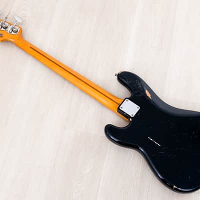1983 Fender Precision Bass ‘57 Vintage Reissue PB57-95 Black Lacquer w/ USA Fullerton Pickup, Japan MIJ Fujigen image 13