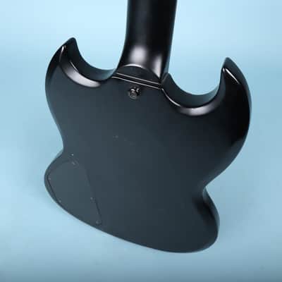 2004 Epiphone SG Goth Black Electric Guitar image 13