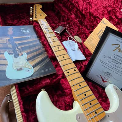2021 Fender Custom Shop ‘55 Stratocaster Relic - Aged Desert Tan image 21