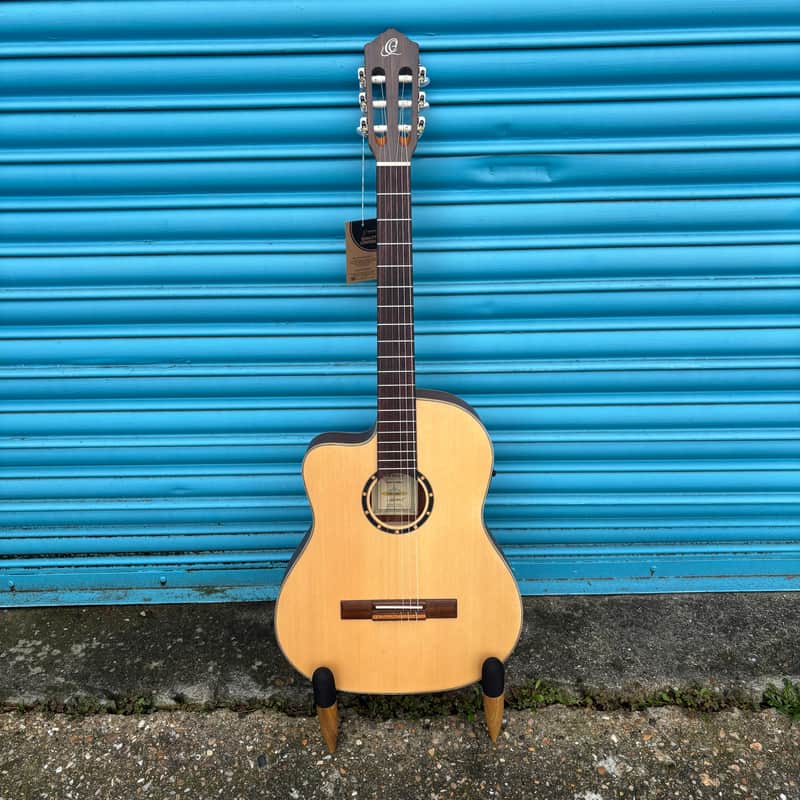 Meinl Ortega RCE125SN-L Slim Neck Electro Classical Guitar (Le…