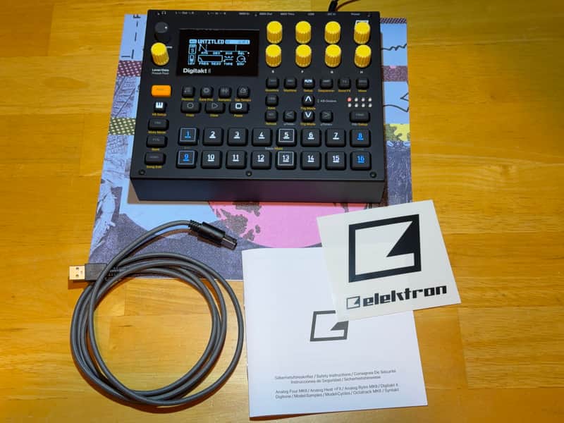 Elektron Digitakt II 2024 - Present - Black image 1