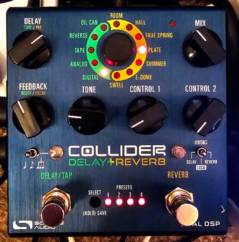 Source Audio SA263 Collider Delay + Reverb 2010s Blue image 1