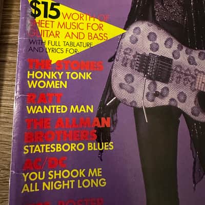 Guitar For The Practicing Musician RATT Warren DeMartini Robin Crosby Dec 1985 Back Issue with Tab image 2
