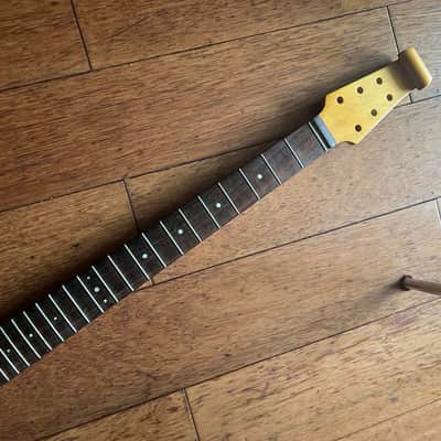 Burns Scroll Guitar Neck w/ Gear-o-Matik - Vintage Amber Gloss image 8