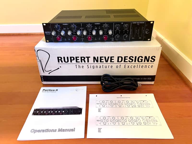 Rupert Neve Designs Portico II Master Bus Processor (Black) 2021 - Black image 1